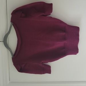 Ains and Elke Style Haus Purple Cropped Sweater
